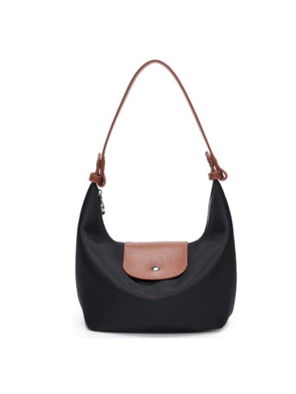 Convertible Nylon Crescent Shoulder Bag Crossbody Purse